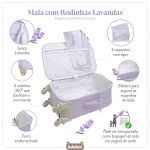 Mala Maternidade com rodinhas Lavandas - Masterbag