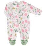 Macacão longo c/ zíper para bebê em suedine Jardim - Up Baby