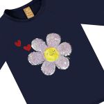 Biquíni c/ proteção UV FPS +50 Flores Marinho - Up Baby