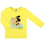 Conjunto de banho para bebê Cachorrinhos: Camiseta Surfista + Sunga - Up Baby