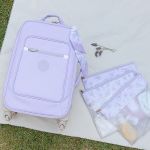Mala com rodinhas + Mochila Urban Lavandas - Masterbag