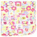 Manta para bebê em suedine Jardim Floral - Up Baby