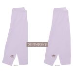 Calça (mijão) c/ pé reversível em suedine Lilás - Up Baby
