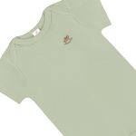 Body curto para bebê em suedine Verde Pântano - Up Baby