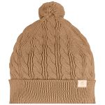 Gorro em tricot Marrom Cartela - Up Baby