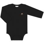 Body longo para bebê em suedine Preto Pati Nicki - Up Baby