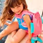 Mochila Peixinho Infantil em microfibra Rosa - Up Baby