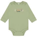 Body longo para bebê em suedine Coelhinhos - Up Baby