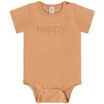 Body curto c/ Calça em Algodão Sustentável Café com Leite Nature - Up Baby
