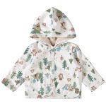 Casaco c/ capuz e Calça para bebê em suedine Camping - Up Baby