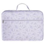 Mala Vintage + Mochila Urban + Porta Carteira de Vacinação Lavandas - Masterbag