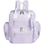 Mala Vintage + Mochila Urban + Porta Carteira de Vacinação Lavandas - Masterbag