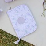 Mala Vintage + Mochila Urban + Porta Carteira de Vacinação Lavandas - Masterbag