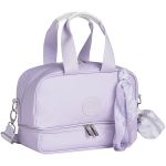 Mala com rodinhas + Bolsa Everyday + Bolsa Vicky + Porta Carteira de Vacinação Lavandas - Masterbag