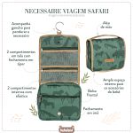 Necessaire Viagem para bebê Safari Verde - Masterbag