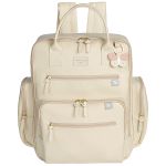 Mochila Maternidade Urban Borboletas Marfim - Masterbag