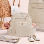 Mochila Maternidade Noah Borboletas Marfim - Masterbag