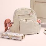Mochila Maternidade Noah Borboletas Marfim - Masterbag