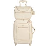Mala com rodinhas + Bolsa Nina Borboletas Marfim – Masterbag