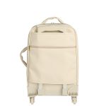Mala com rodinhas + Bolsa Nina Borboletas Marfim – Masterbag