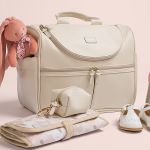 Mala Vintage + Bolsa Nina Borboletas Marfim - Masterbag