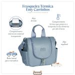 Frasqueira Térmica para bebê Emy Carrinhos Azul - Masterbag
