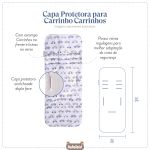 Capa protetora para carrinho de bebê Carrinhos Azul - Masterbag