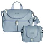 Bolsa Nina + Frasqueira Térmica Emy Carrinhos Azul – Masterbag