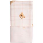 Manta Maxi para bebê em suedine Ursa Rosa - Coquelicot