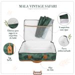 Mala Maternidade Vintage Safari Verde - Masterbag