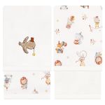  Kit com 2 toalhinhas de boca atoalhadas Cute Circus - Mini & Co.