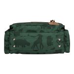 Mala com rodinhas + Bolsa Anne + Frasqueira Térmica Emy + Porta Carteira de Vacinação Safari Verde - Masterbag