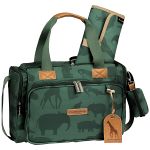 Mala Vintage + Bolsa Anne + Bolsa Térmica Vicky Safari Verde - Masterbag