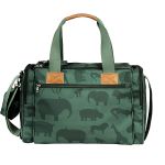 Mala Vintage + Bolsa Anne + Bolsa Térmica Vicky Safari Verde - Masterbag
