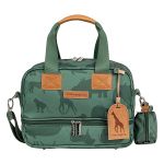 Mala Vintage + Bolsa Anne + Bolsa Térmica Vicky Safari Verde - Masterbag