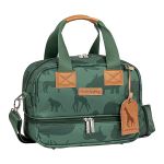 Mala Vintage + Bolsa Anne + Bolsa Térmica Vicky Safari Verde - Masterbag
