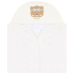 Toalha de banho c/ forro em fralda para bebê Sailor Bear - Mini & Co.