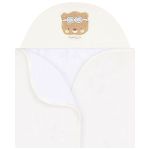 Toalha de banho c/ forro em fralda para bebê Sailor Bear - Mini & Co.