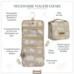 Necessaire Viagem para bebê Safari Caqui - Masterbag