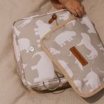 Necessaire Viagem para bebê Safari Caqui - Masterbag