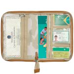 Porta Carteira de Vacinação de bebê Safari Caqui - Masterbag