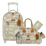 Mala com rodinhas + Bolsa Everyday Safari Caqui – Masterbag