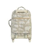 Mala com rodinhas + Bolsa Anne + Frasqueira Térmica Emy Safari Caqui – Masterbag