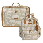 Mala Vintage + Mochila Urban Safari Caqui – Masterbag