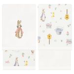 Kit com 2 toalhinhas de boca atoalhadas Coelha Camponesa - Mini & Co.
