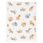 Kit com 2 toalhinhas de boca atoalhadas Safari Sleep - Mini & Co.