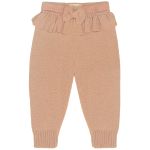 Casaquinho c/ capuz e Calca em tricot trançado Rosé - Mini & Co.