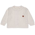 Casaquinho em tricot Trançado Off White - Mini & Co.