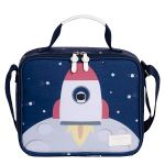 Mochila com rodinhas + Lancheira Térmica Kids Espaço - Masterbag Kids