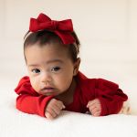Body longo c/ Calça (Mijão) para bebê em ribana Cogumelos - Mini & Co.